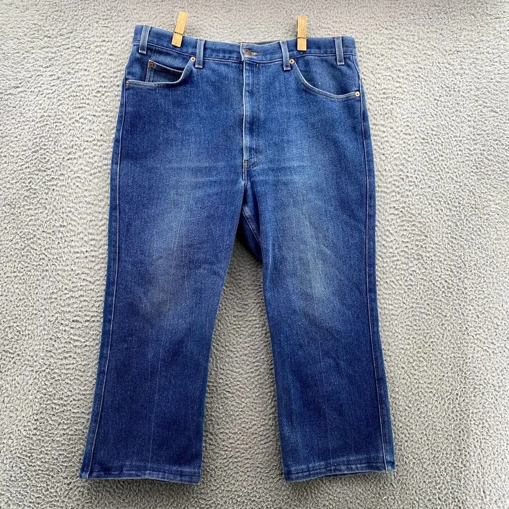 Levi's Pants TAG 40x30 ACTUAL 36x23 517 Bootcit Cropped Inseam Jeans Denim Men's